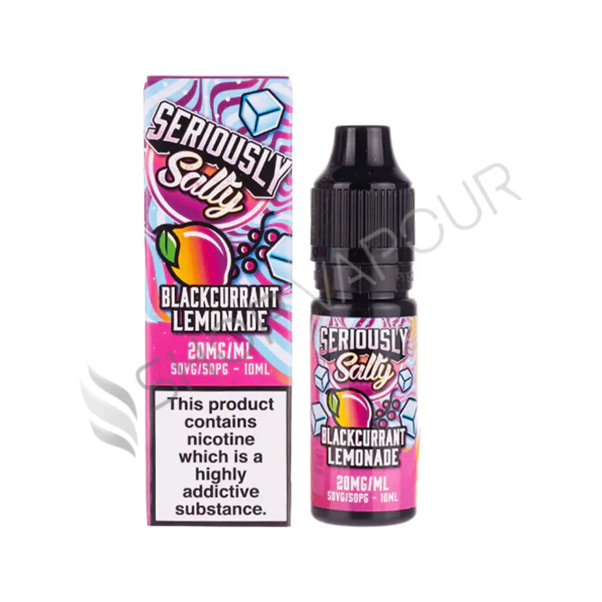 Blackcurrant Lemonade Nic Salt E-liquid by Seriously Salty