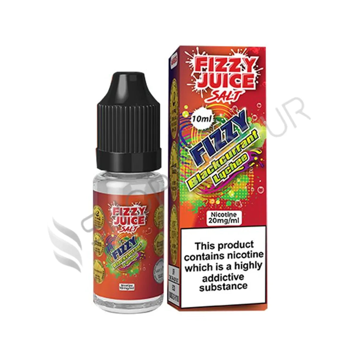 Blackcurrant Lychee Nic Salt E-Liquid by Fizzy Juice