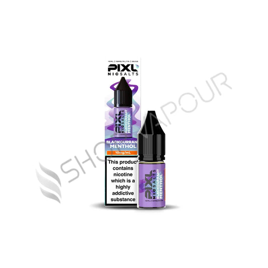 Blackcurrant Menthol Nic Salt E-Liquid by Pixl