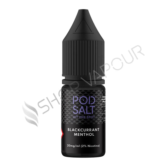 Blackcurrant Menthol Nic Salt E-Liquid by Pod Salt Core
