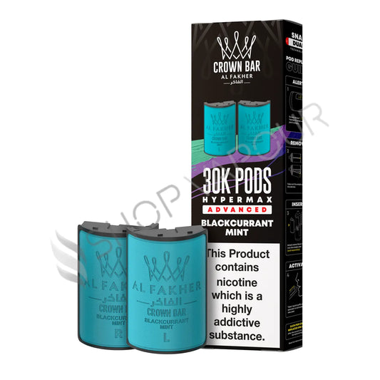 Blackcurrant Mint 30K Hypermax Prefilled Pod & Refill by Al Fakher