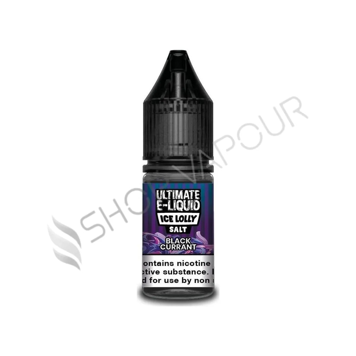 Blackcurrant 100ml Shortfill E-liquid by Ultimate Juice Ice Lolly