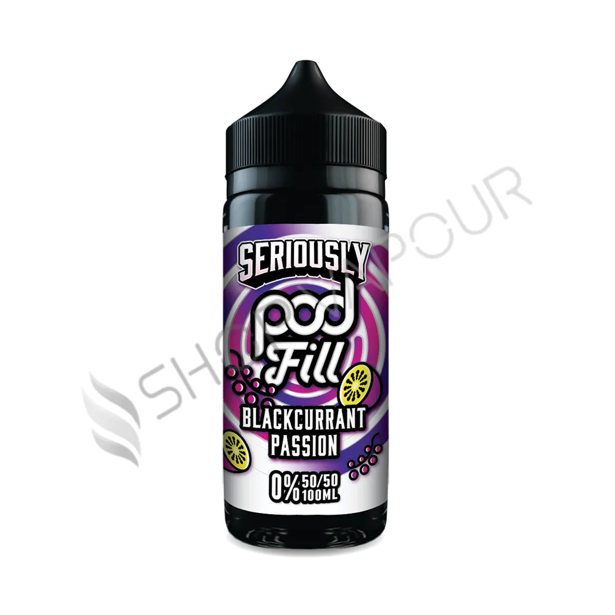 Blackcurrant Passion 100ml Shortfill E-liquid by Seriously Pod Fill