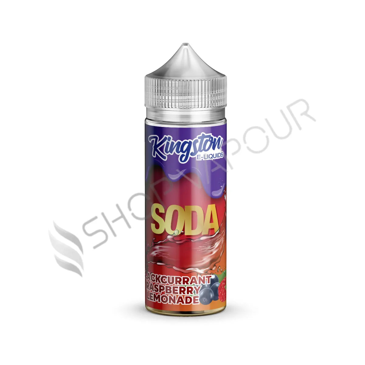 Blackcurrant Raspberry Lemonade 100ml Shortfill E-Liquid by Kingston Soda