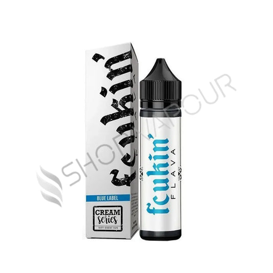 Blue Label 50ml Shortfill E-Liquid by Fcukin’ Flava