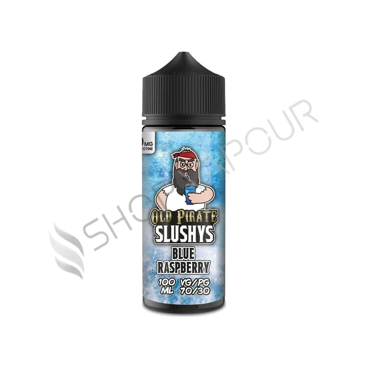 Blue Raspberry 100ml Shortfill E-Liquid by Old Pirate Slushys