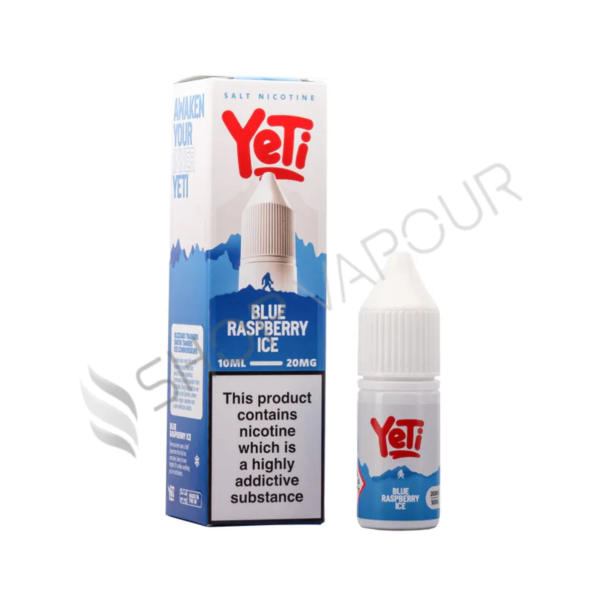 Blue Raspberry Ice Nic Salt E-Liquid by Yeti
