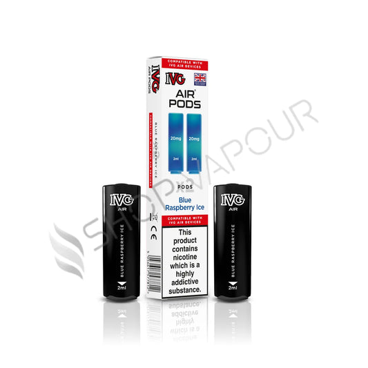 Blue Raspberry Ice Prefilled Pods by IVG Air