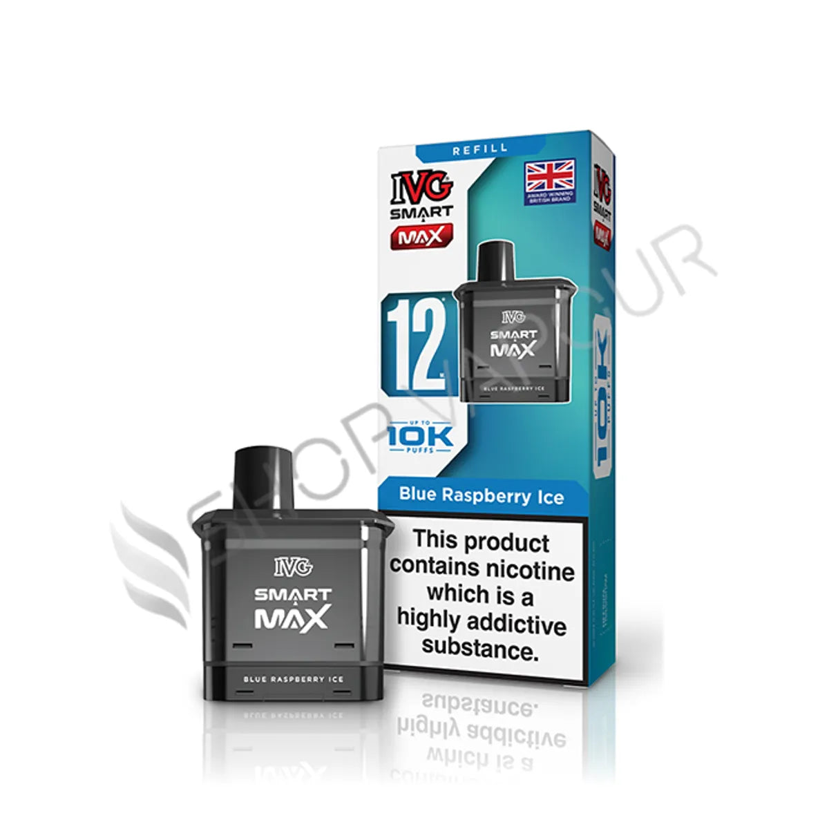 Blue Raspberry Ice Smart Max Prefilled Pod & Refill by IVG