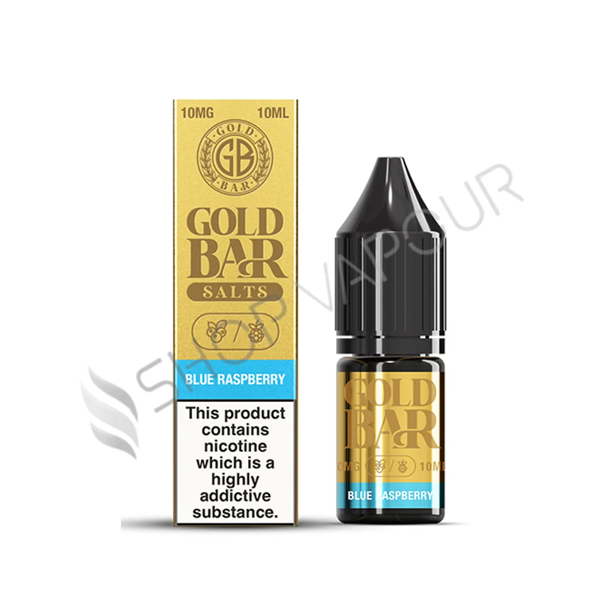Blue Raspberry Nic Salt E-Liquid by Gold Bar Salts
