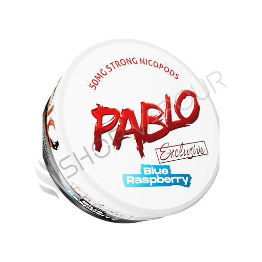 Blue Raspberry Nicotine Pouches by Pablo Exclusive