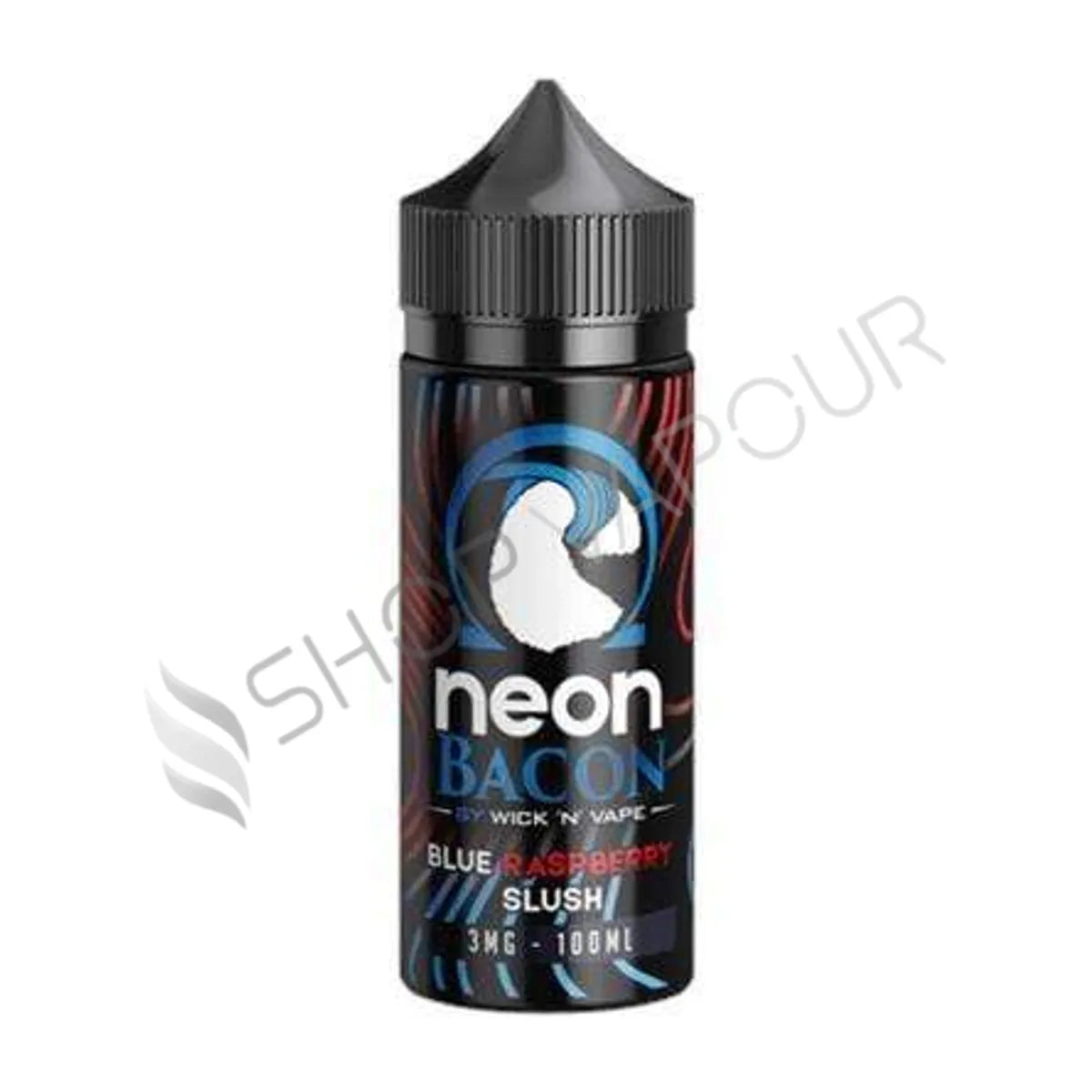 Blue Raspberry Slush'd 100ml Shortfill E-Liquid by Neon Bacon