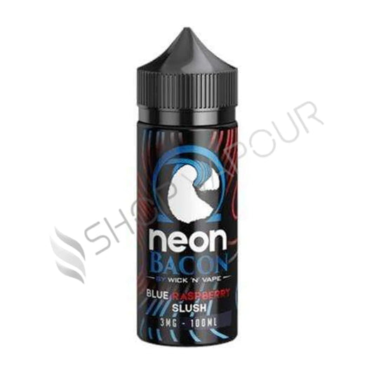 Blue Raspberry Slush'd 100ml Shortfill E-Liquid by Neon Bacon