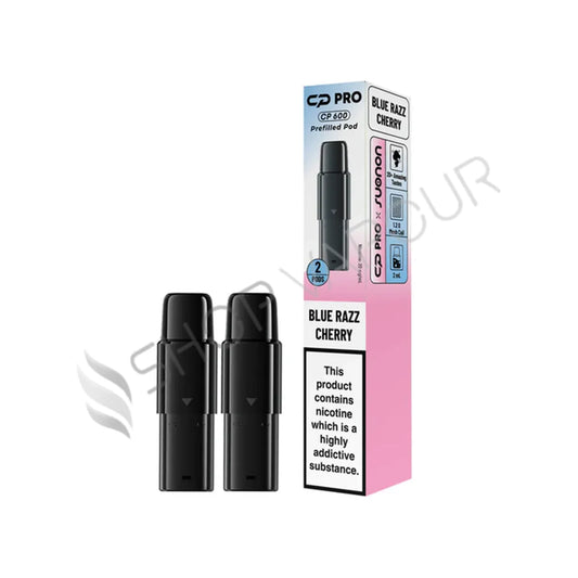 Blue Razz Cherry CP 600 Prefilled Pods by Crystal Pro