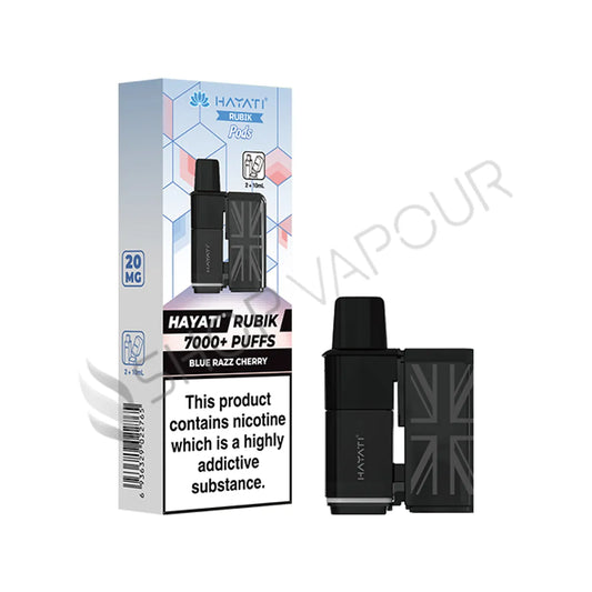 Blue Razz Cherry Rubik 7000 Prefilled Pod & Refill by Hayati