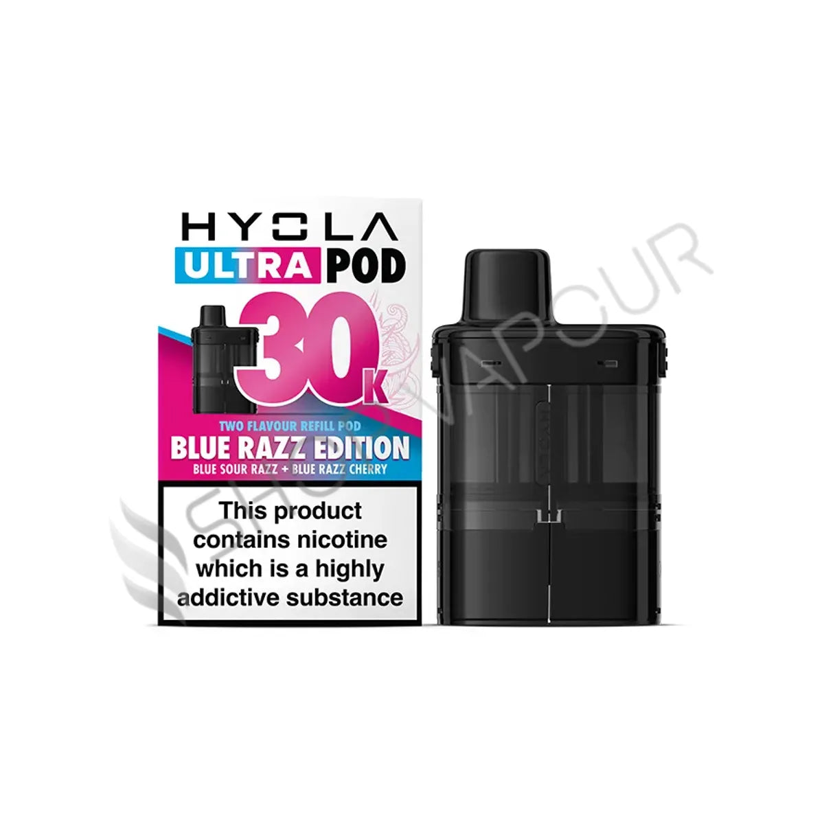Blue Razz Edition Ultra 30K Refill Pack by Hyola