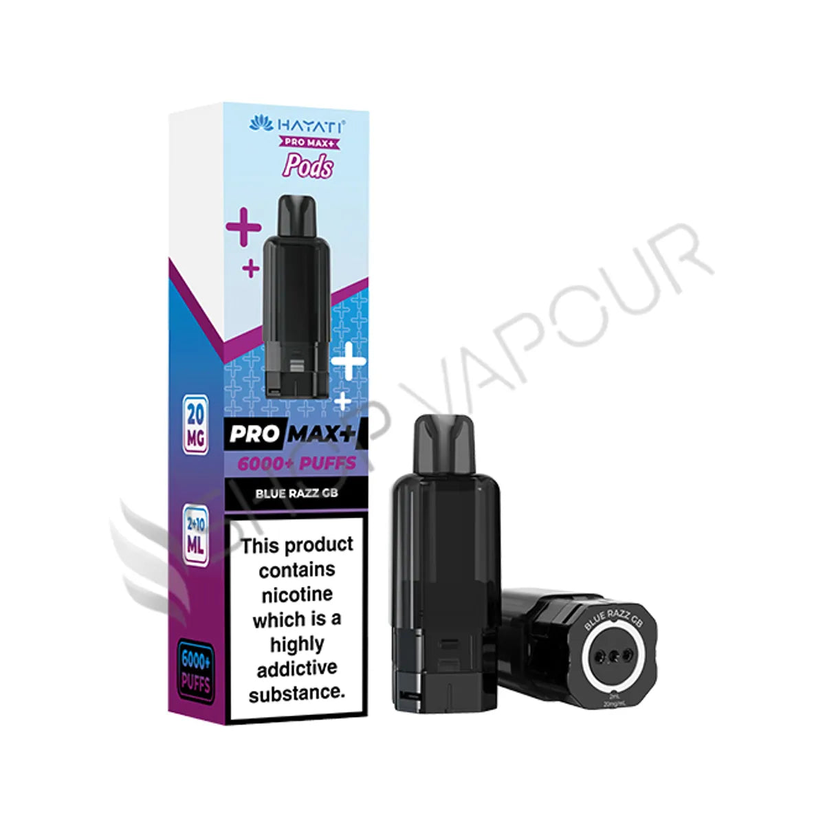 Blue Razz GB Pro Max Plus 6000 Prefilled Pod & Refill by Hayati
