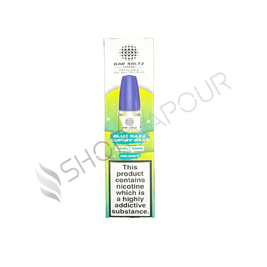 Blue Razz Gummy Bear Nic Salt E-Liquid by Bar Soltz Legend