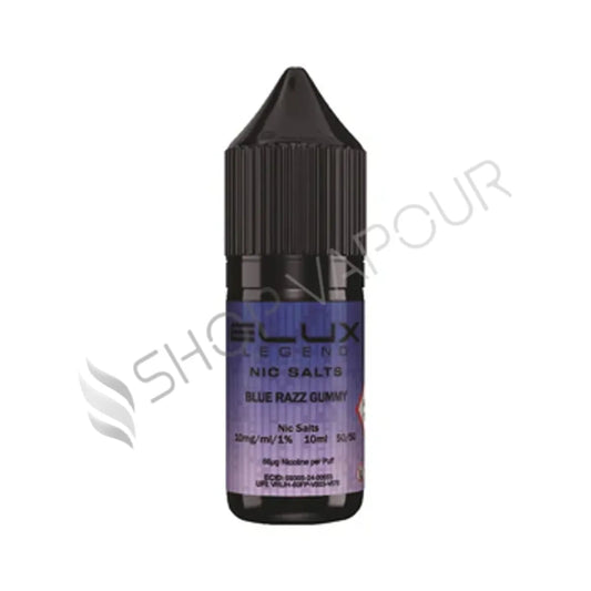 Blue Razz Gummy Nic Salt E-Liquid by Elux Legend