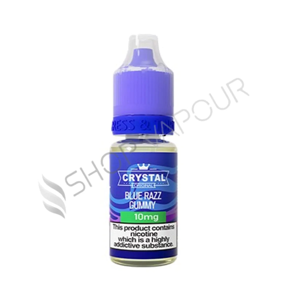 Blue Razz Gummy Nic Salt E-Liquid by SKE Crystal Original