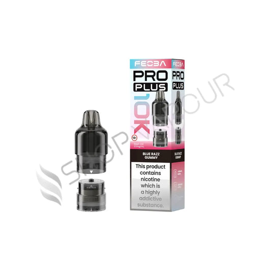 Blue Razz Gummy Pro Plus 10K Prefilled Pod & Refill by Feoba