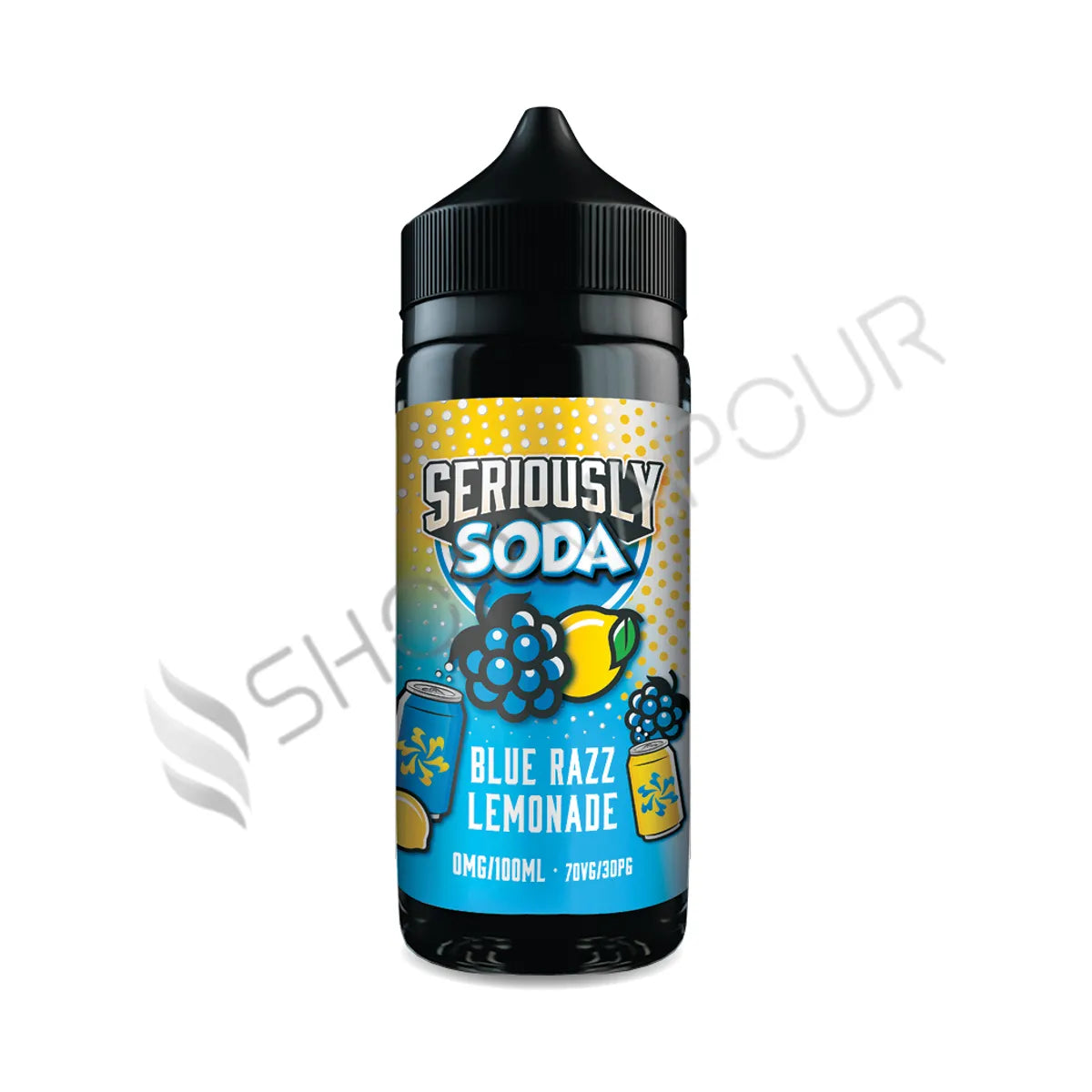 Blue Razz Lemonade 100ml Shortfill E-Liquid by Seriously Soda