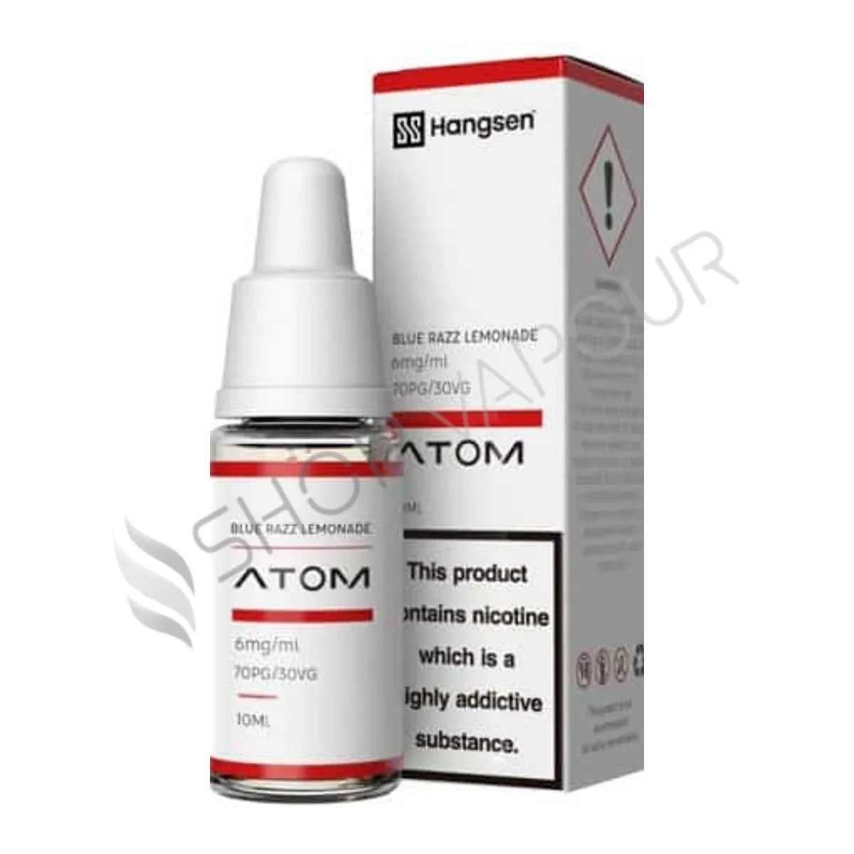 Blue Razz Lemonade 10ml E-Liquid by Hangsen Atom