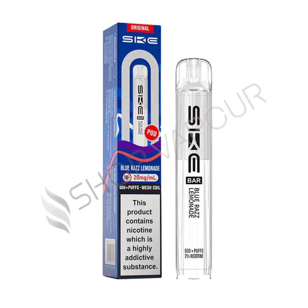 Blue Razz Lemonade Crystal 600 Prefilled Pods by SKE