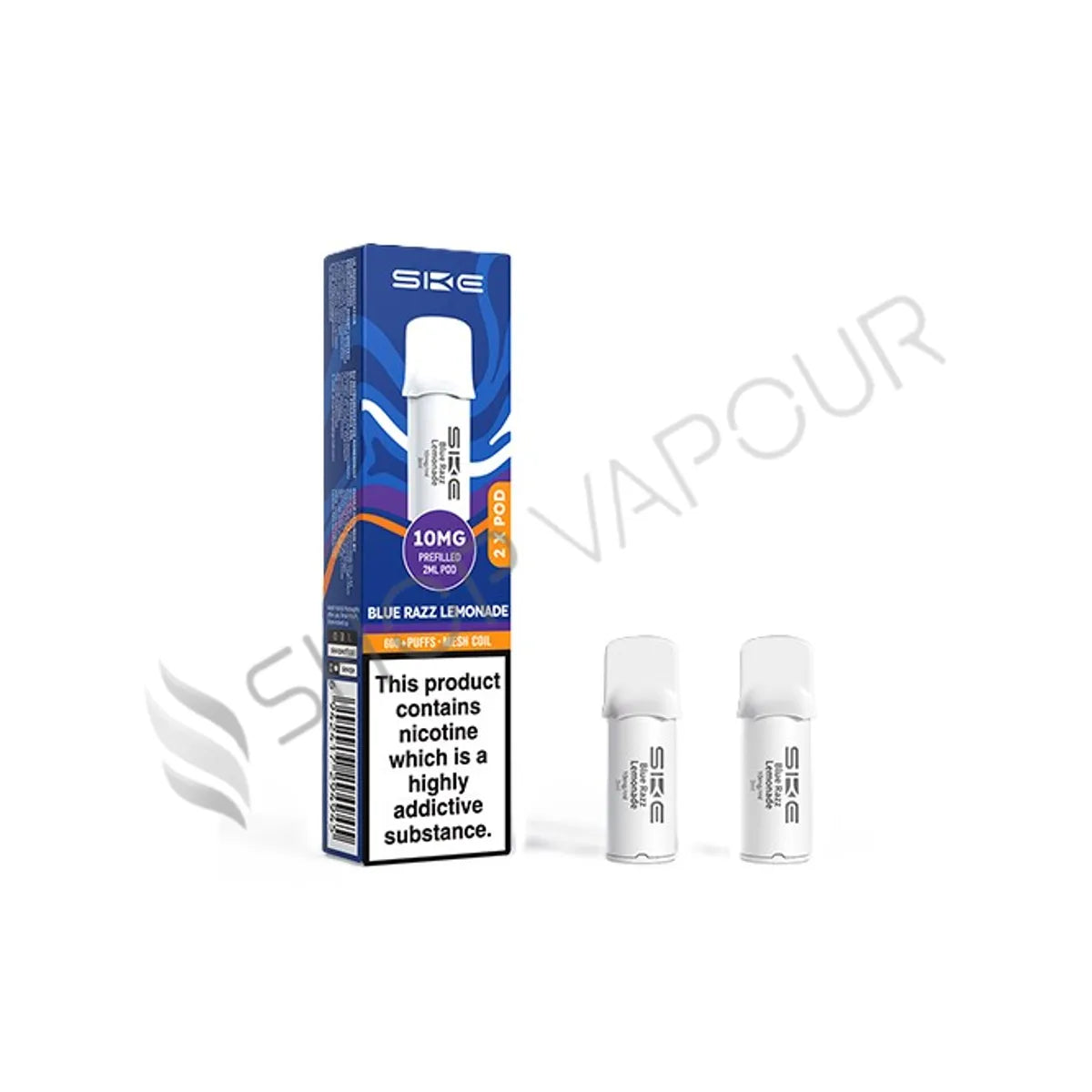 Blue Razz Lemonade Crystal 600 Pro Prefilled Pods by SKE