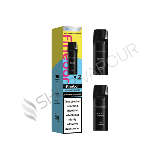 Blue Razz Lemonade Finebar Prefilled Pods by Hayati