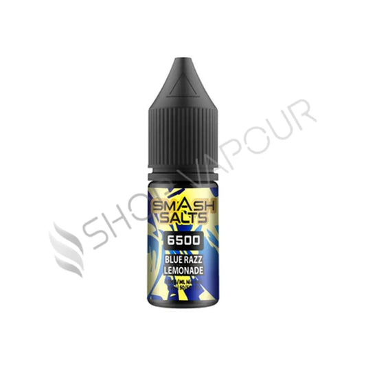 Blue Razz Lemonade Nic Salt E-Liquid by Smash Salts 6500