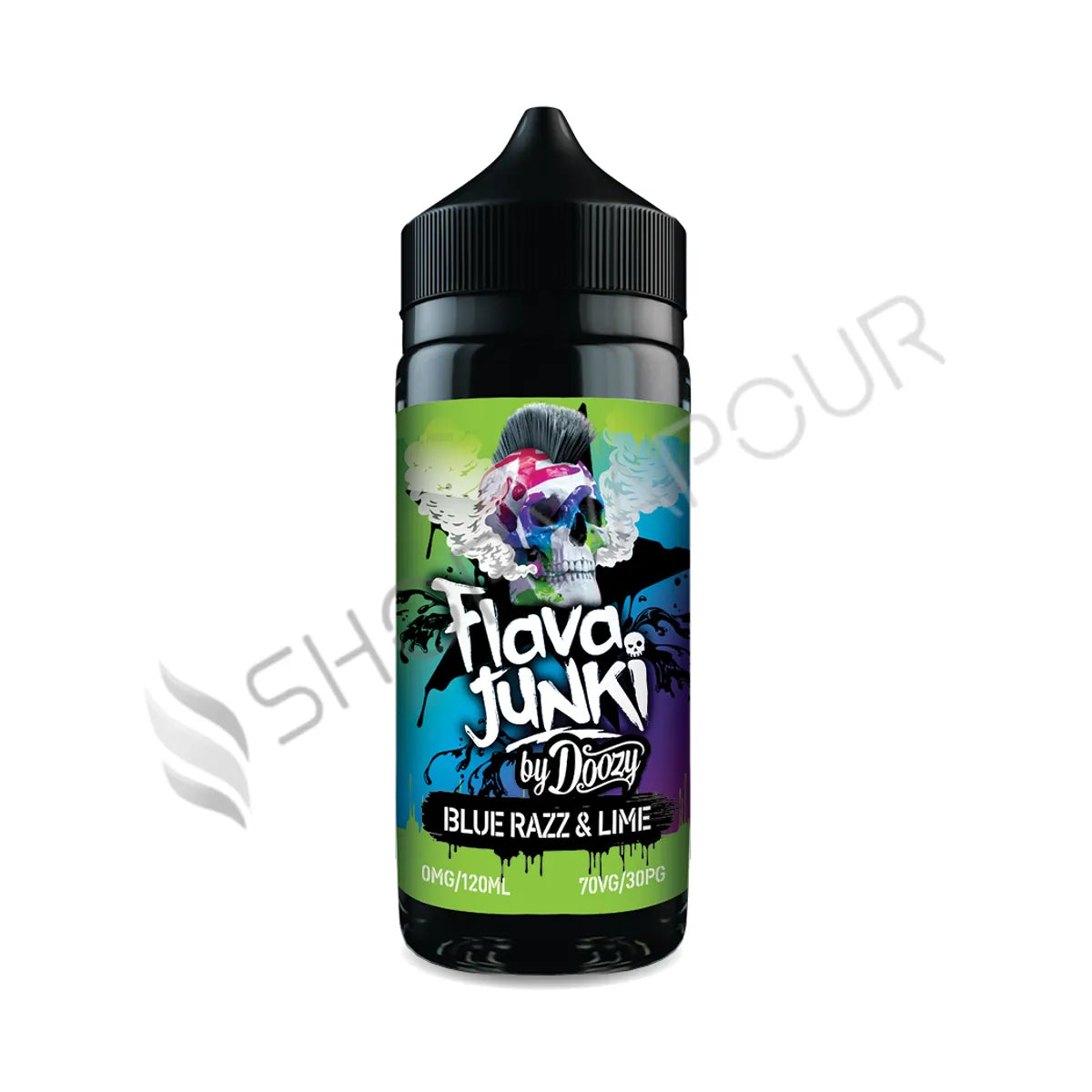 Blue Razz Lime 100ml Shortfill E-Liquid by Flava Junki