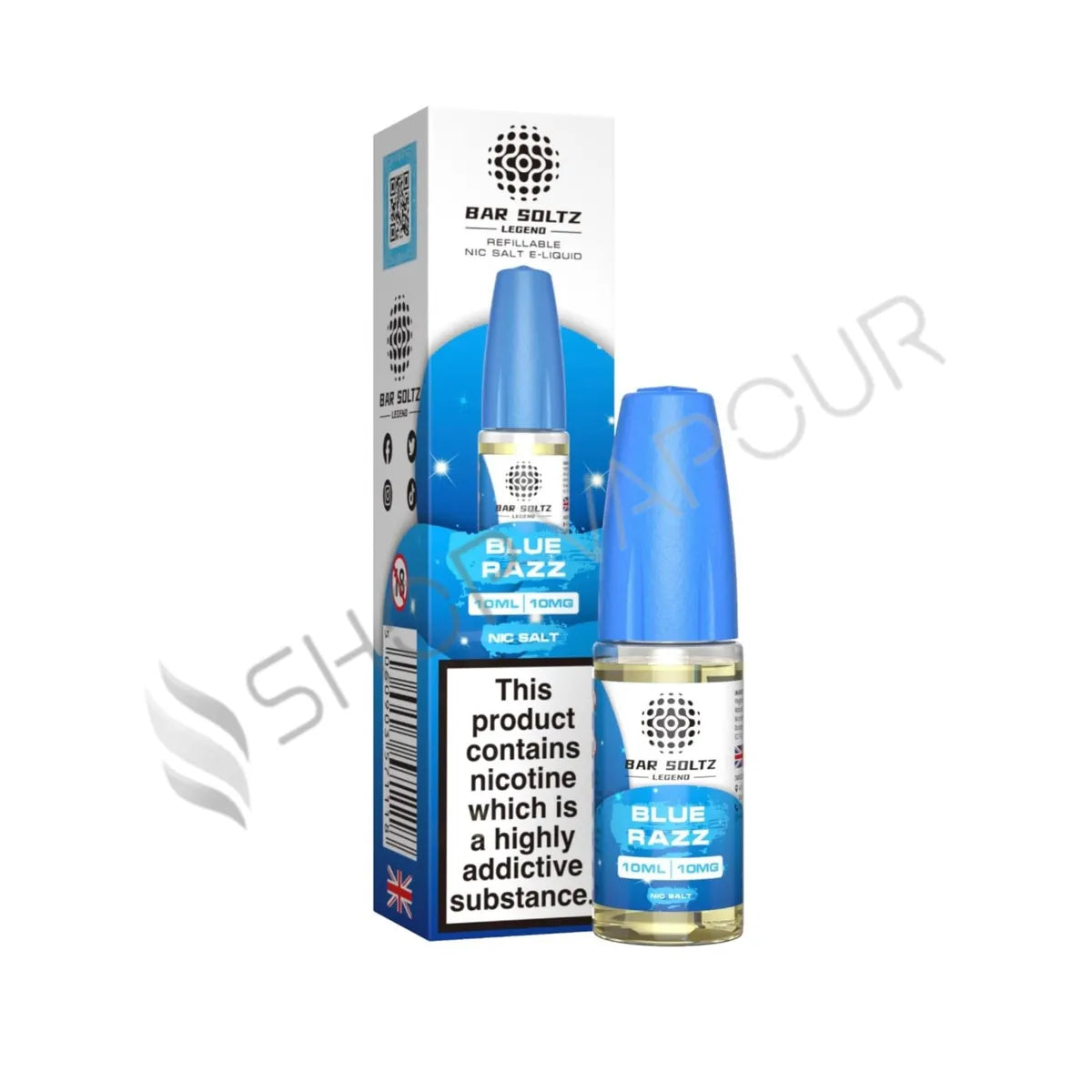 Blue Razz Lemonade Nic Salt E-Liquid by Bar Soltz Legend