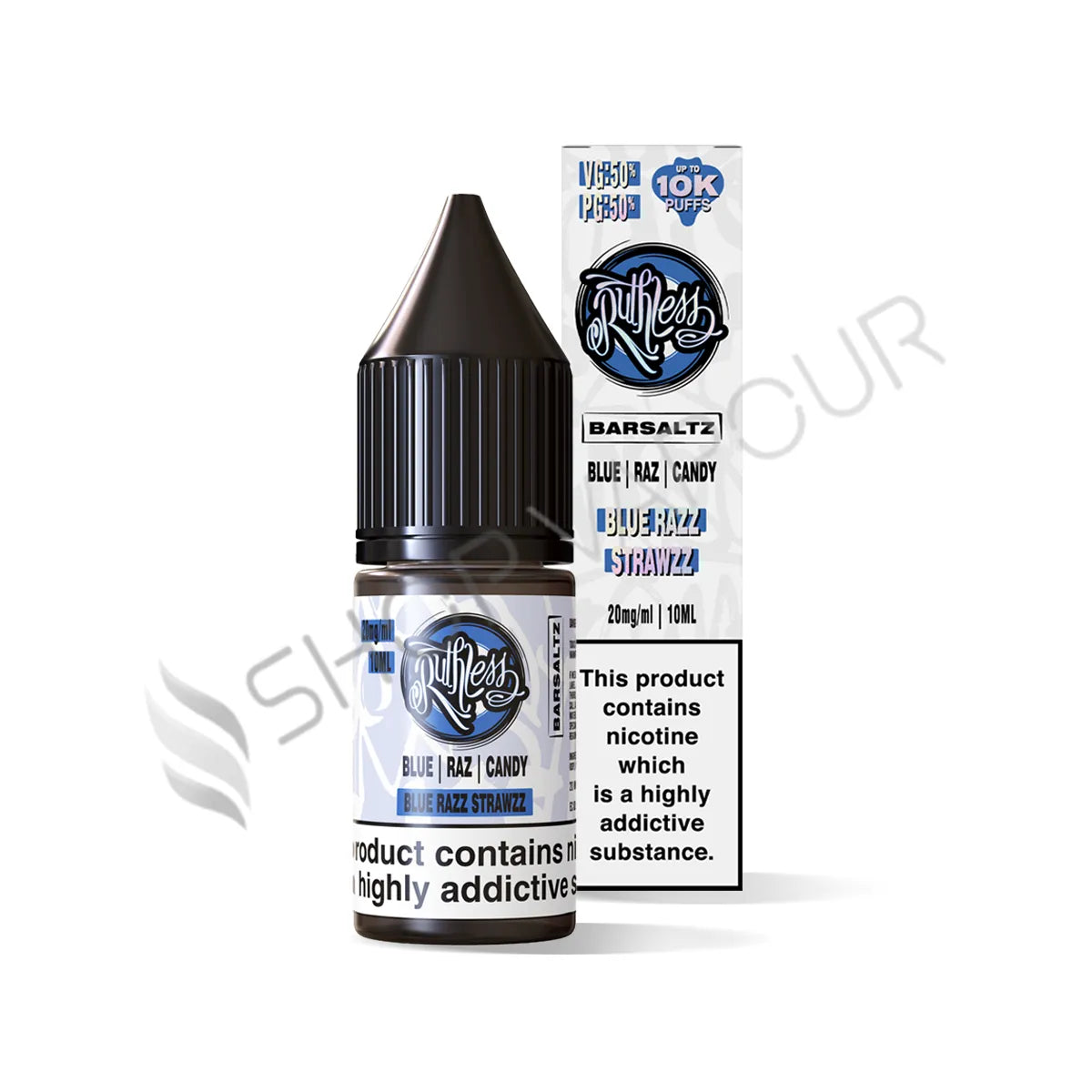Blue Razz Strawzz Nic Salt E-Liquid by Ruthless Bar Saltz