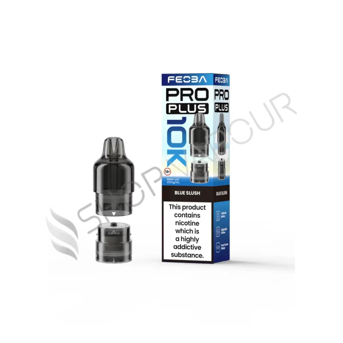 Blue Slush Pro Plus 10K Prefilled Pod & Refill by Feoba