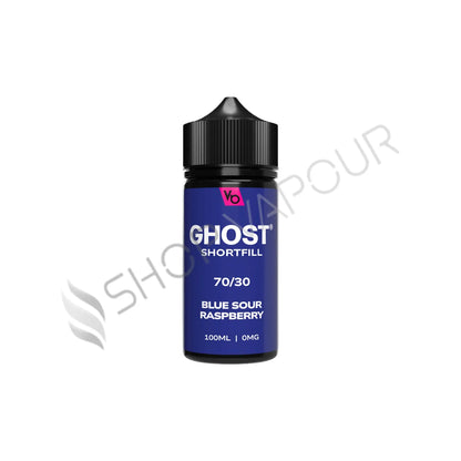 Blue Sour Raspberry 100ml Shortfill E-Liquid by Vapes Bars Ghost