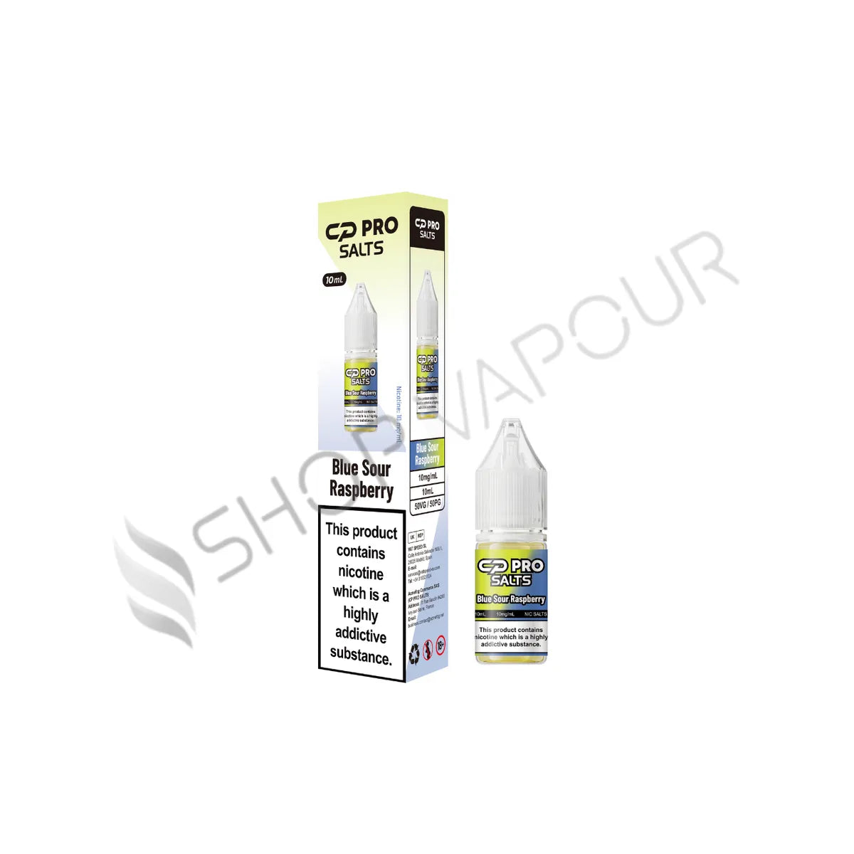 Blue Sour Raspberry Nic Salt E-Liquid by Crystal Pro CP