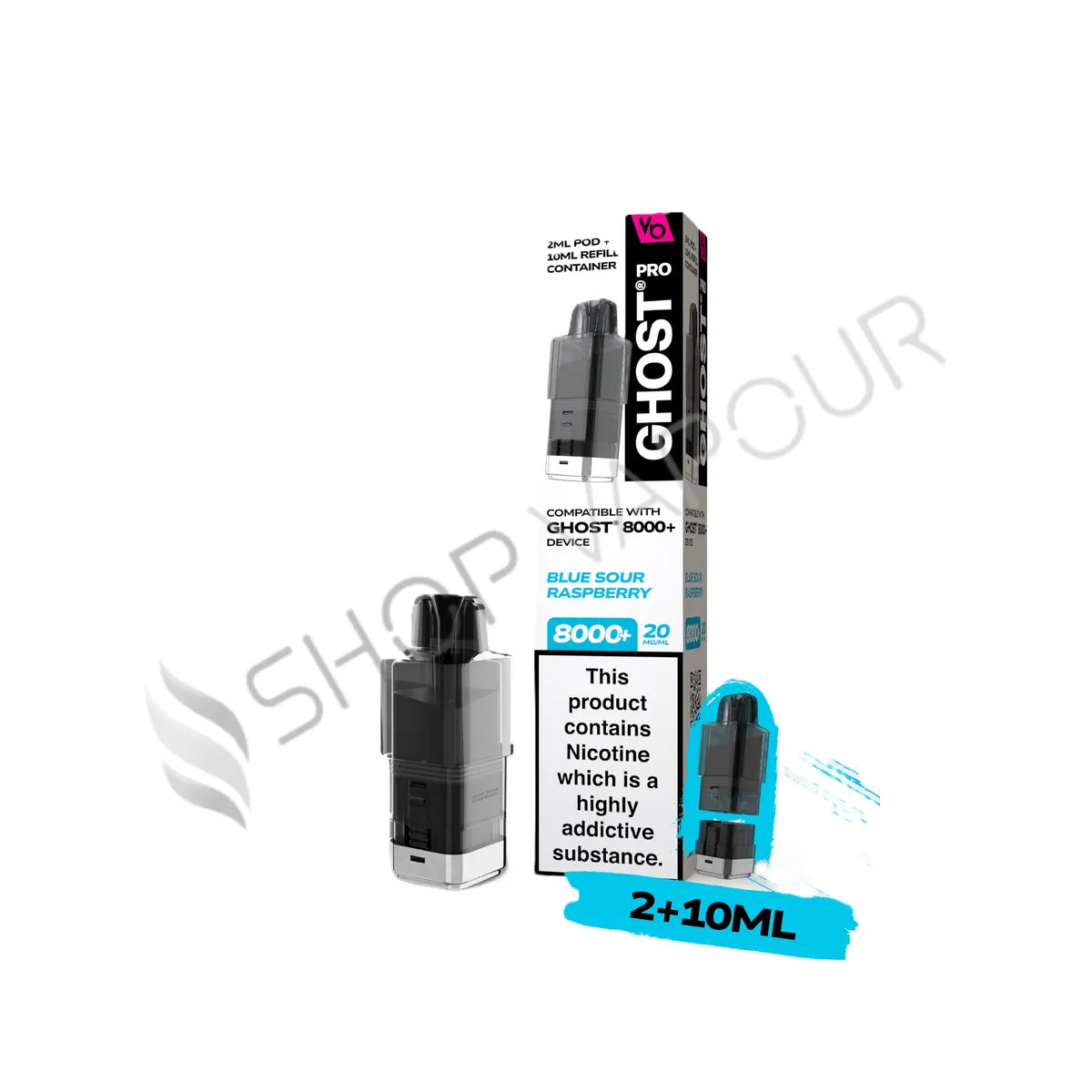 Blue Sour Raspberry Pro 8000+ Prefilled Pod & Refill by Ghost
