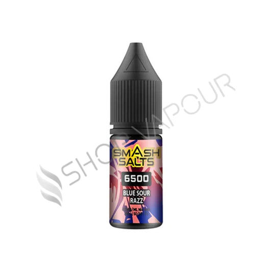 Blue Sour Razz Nic Salt E-Liquid by Smash Salts 6500