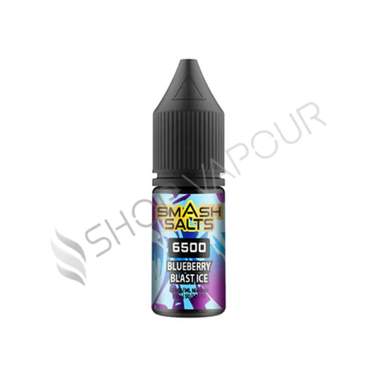 Blueberry Blast Ice Nic Salt E-Liquid by Smash Salts 6500