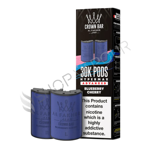 Blueberry Cherry 30K Hypermax Prefilled Pod & Refill by Al Fakher