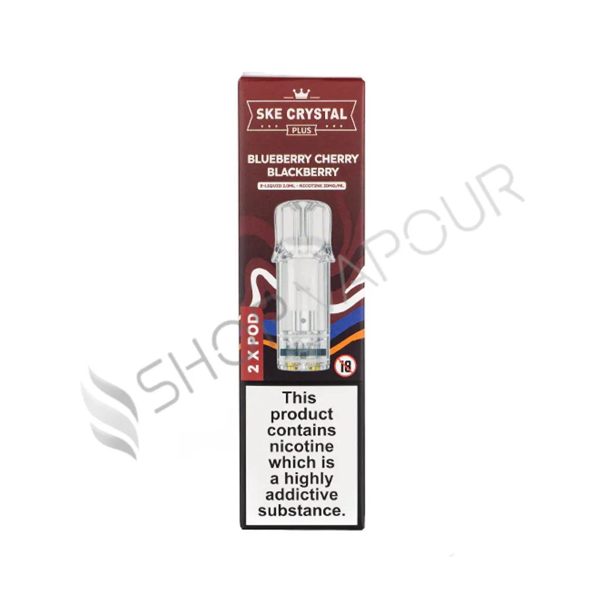 Blueberry Cherry Blackberry Crystal Plus Prefilled Pods by SKE