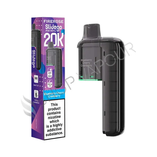 Blueberry Cherry Cranberry Slidego 20K Prefilled Pod & Refill by Firerose