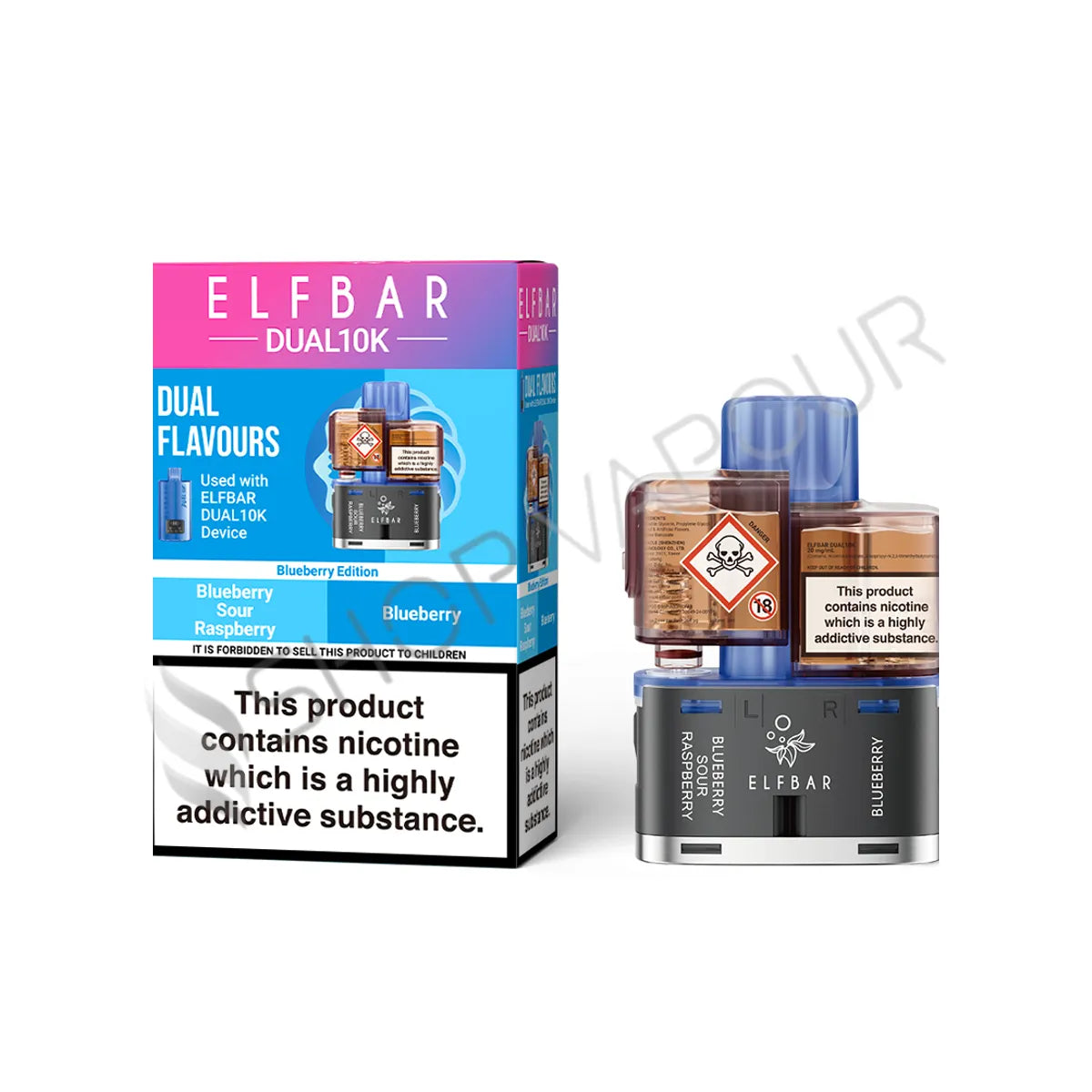 Blueberry Edition Dual 10K Pod & Refill by Elf Bar