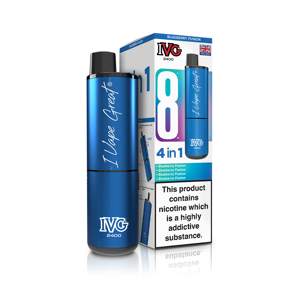 Blueberry Fusion IVG 2400 Prefilled Pod Kit