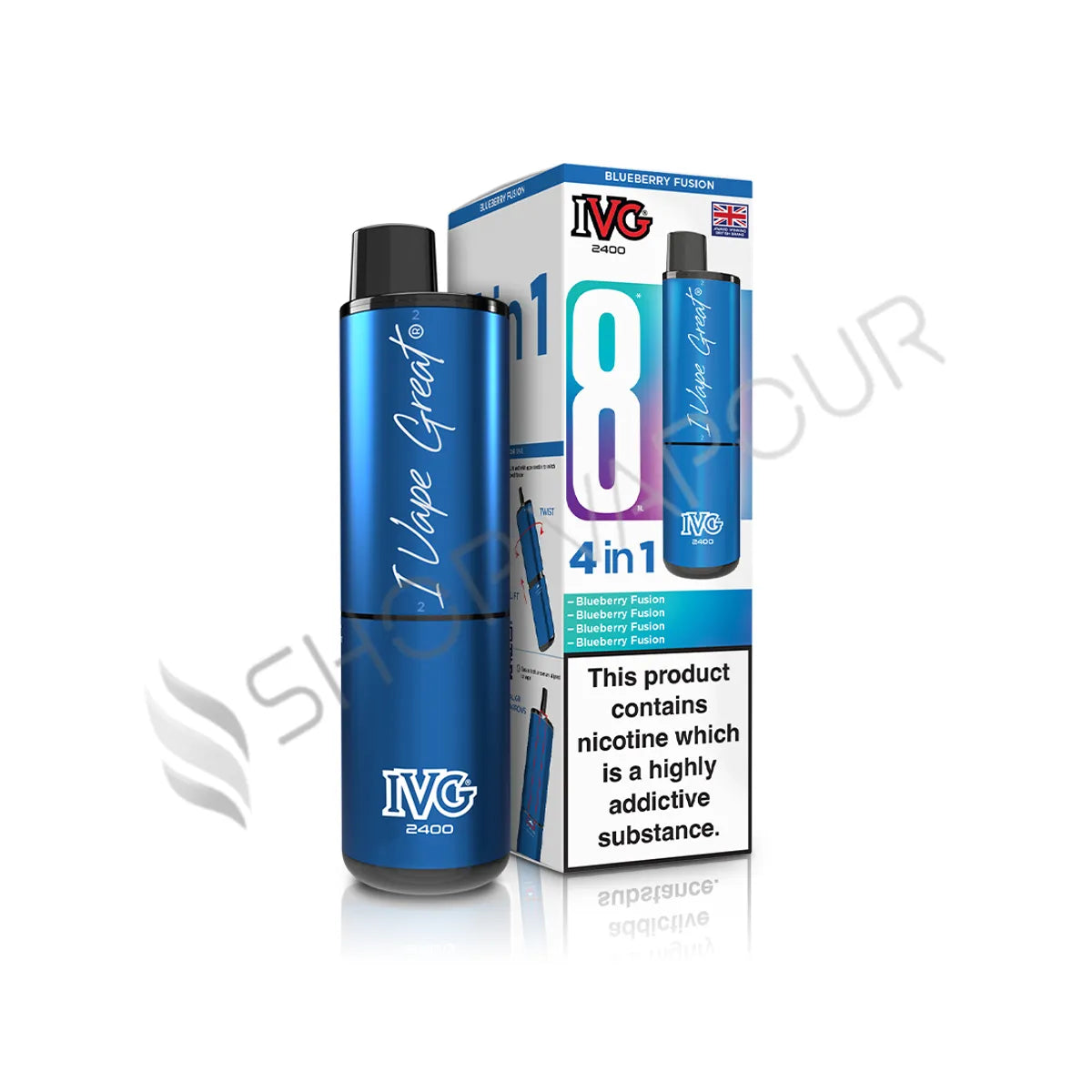 Blueberry Fusion IVG 2400 Prefilled Pod Kit