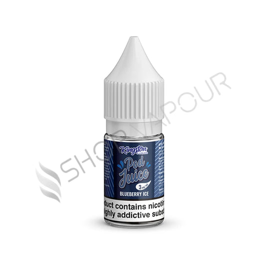 Blueberry Ice 10ml E-Liquid by Kingston Pod Juice
