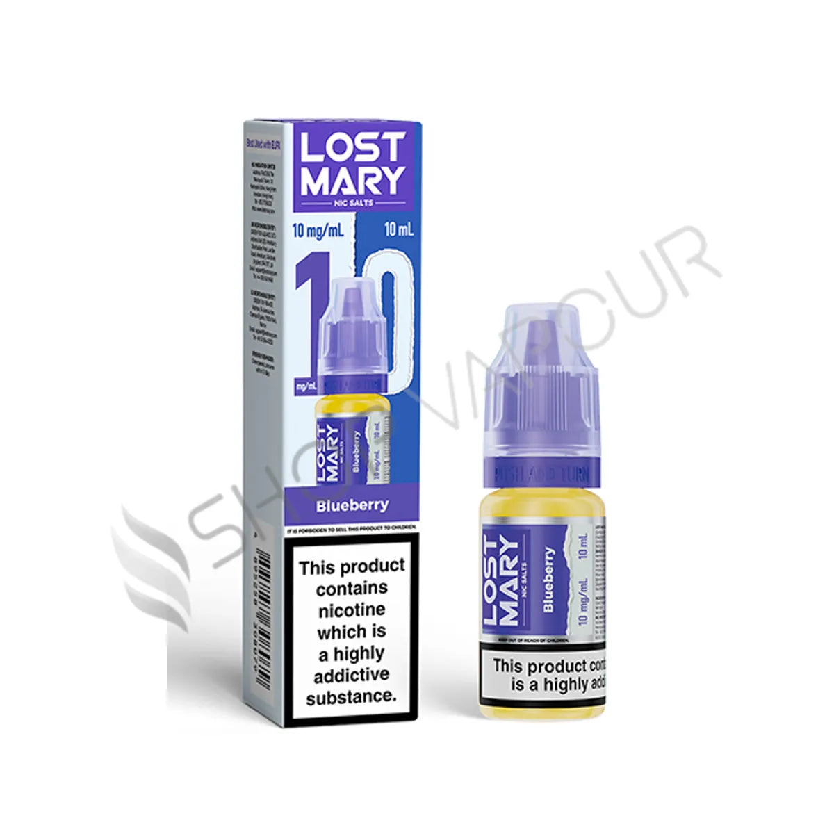 Blueberry Nic Salt E-Liquid by Lost Mary