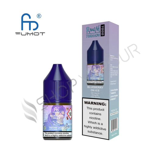 Blueberry On Ice Nic Salt E-Liquid by RandM 7000