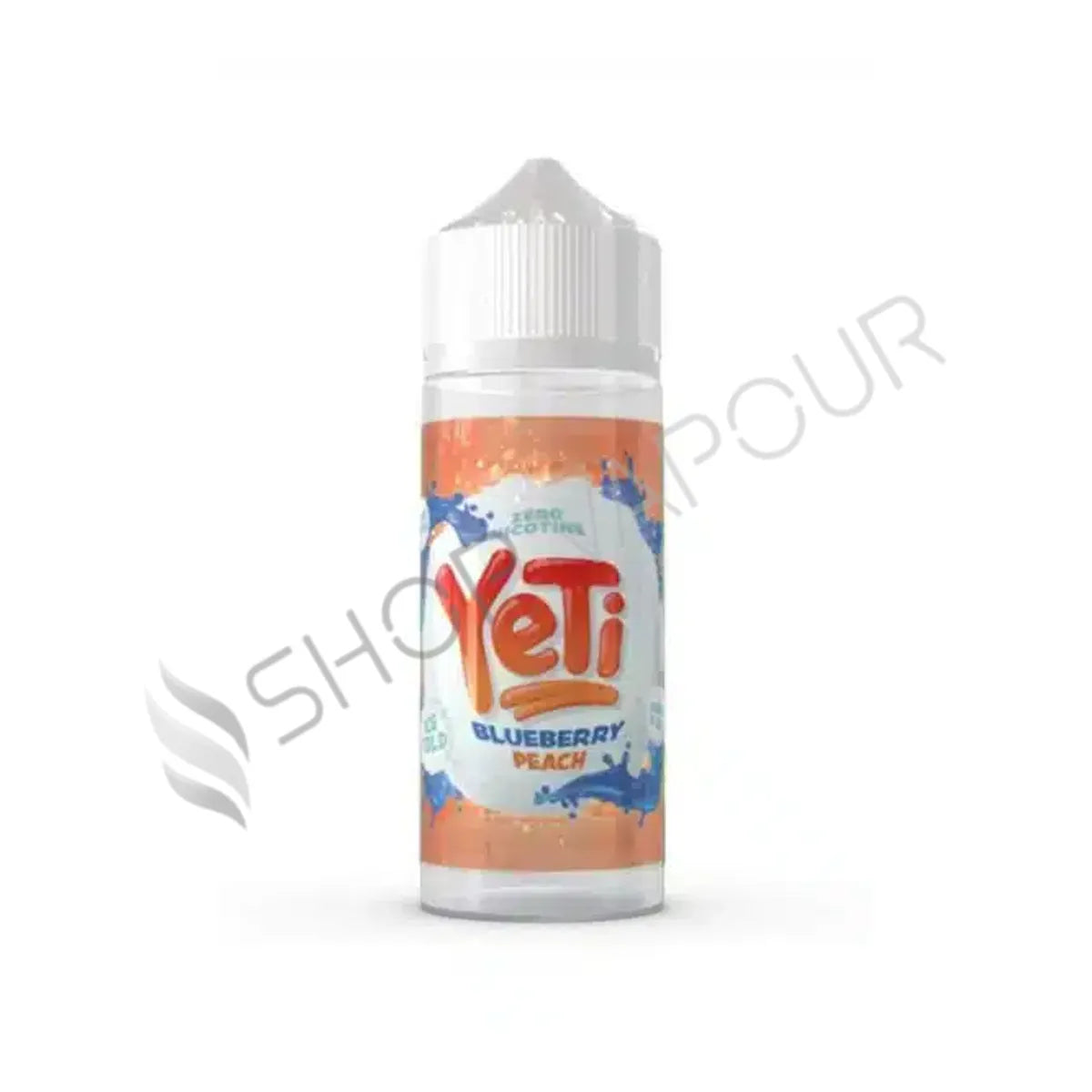 Blueberry Peach 100ml Shortfill E-Liquid by Yeti Ice